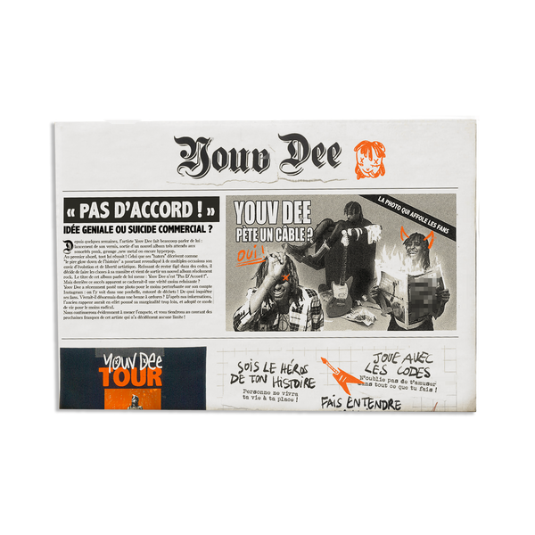 PACK "Pas d'Accord !" 1 + CD DÉDICACÉ Store Youv Dee